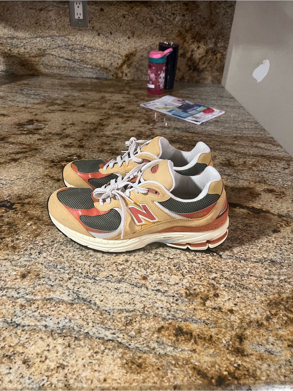 New Balance Kids Multicolor Yellow, Green & Orange Sneakers